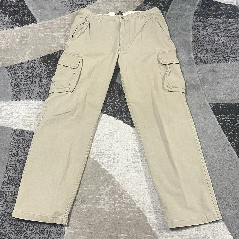 Polo Ralph Lauren Cargo Pants Men 36x34 Brown Paratrooper Utility Military USA - Picture 5 of 16